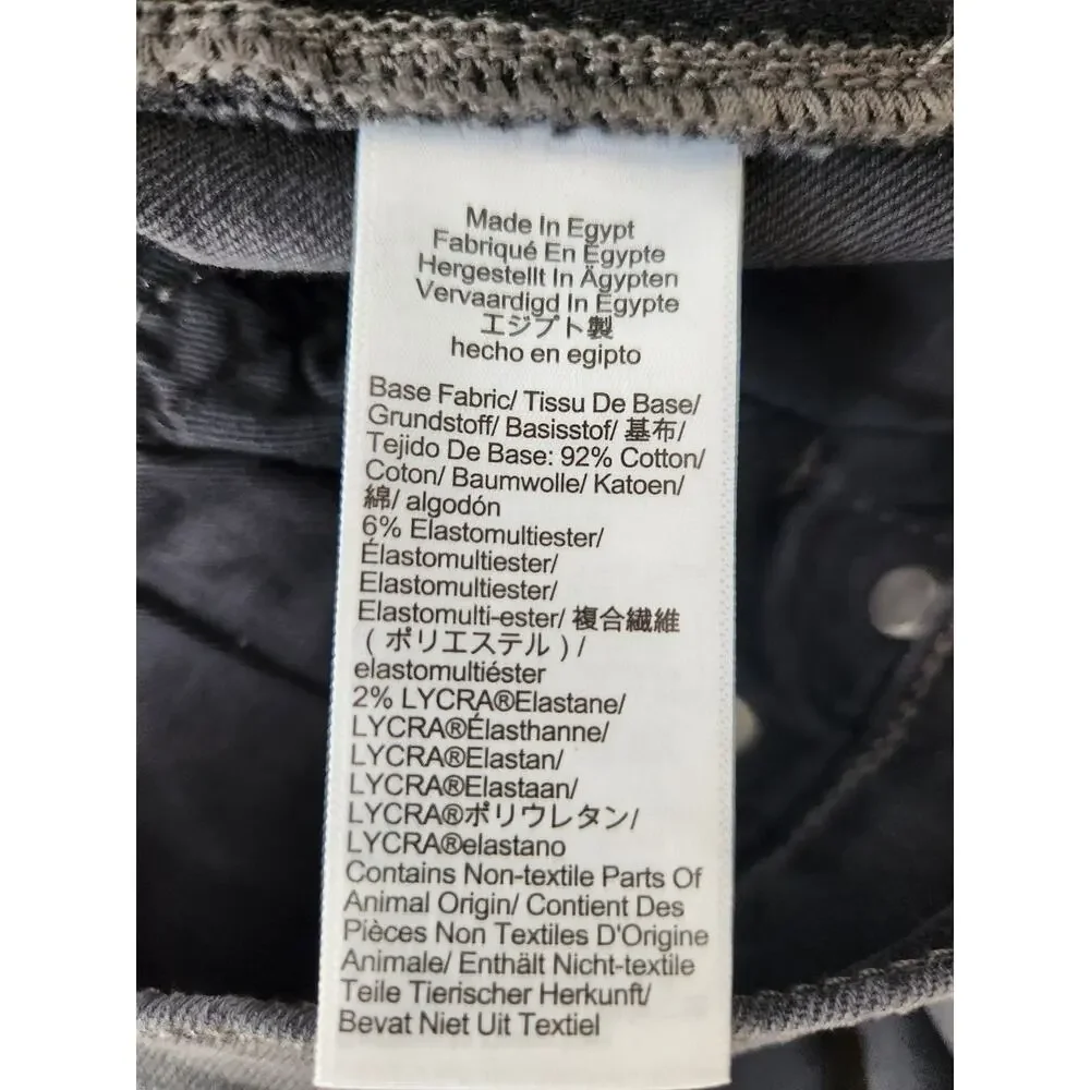 NWT J. Crew Men's 770™ Straight-Fit Stretch Jean In Dark Charcoal Wash Black 30